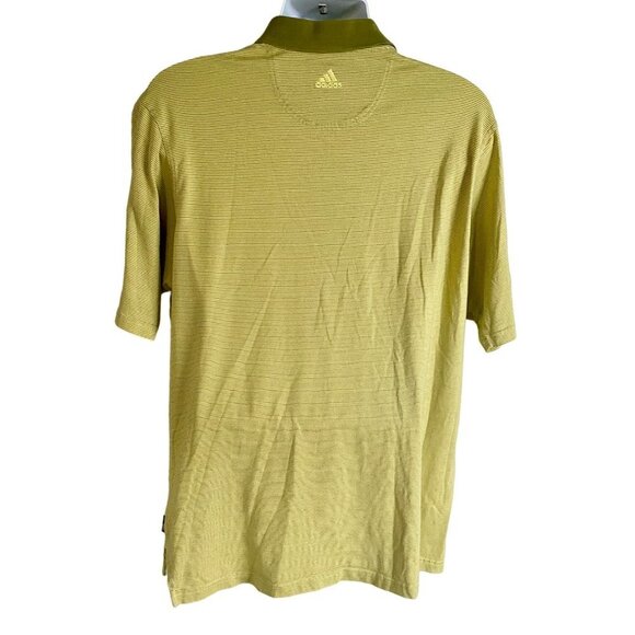 Adidas Climalite Green Striped Polo Shirt Men's XL - Picture 10 of 10